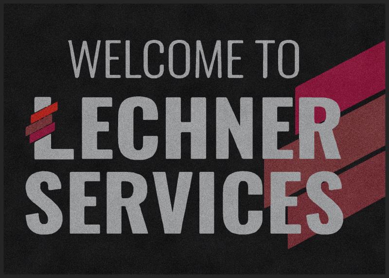 Welcome To Lechner Services Logo Mat