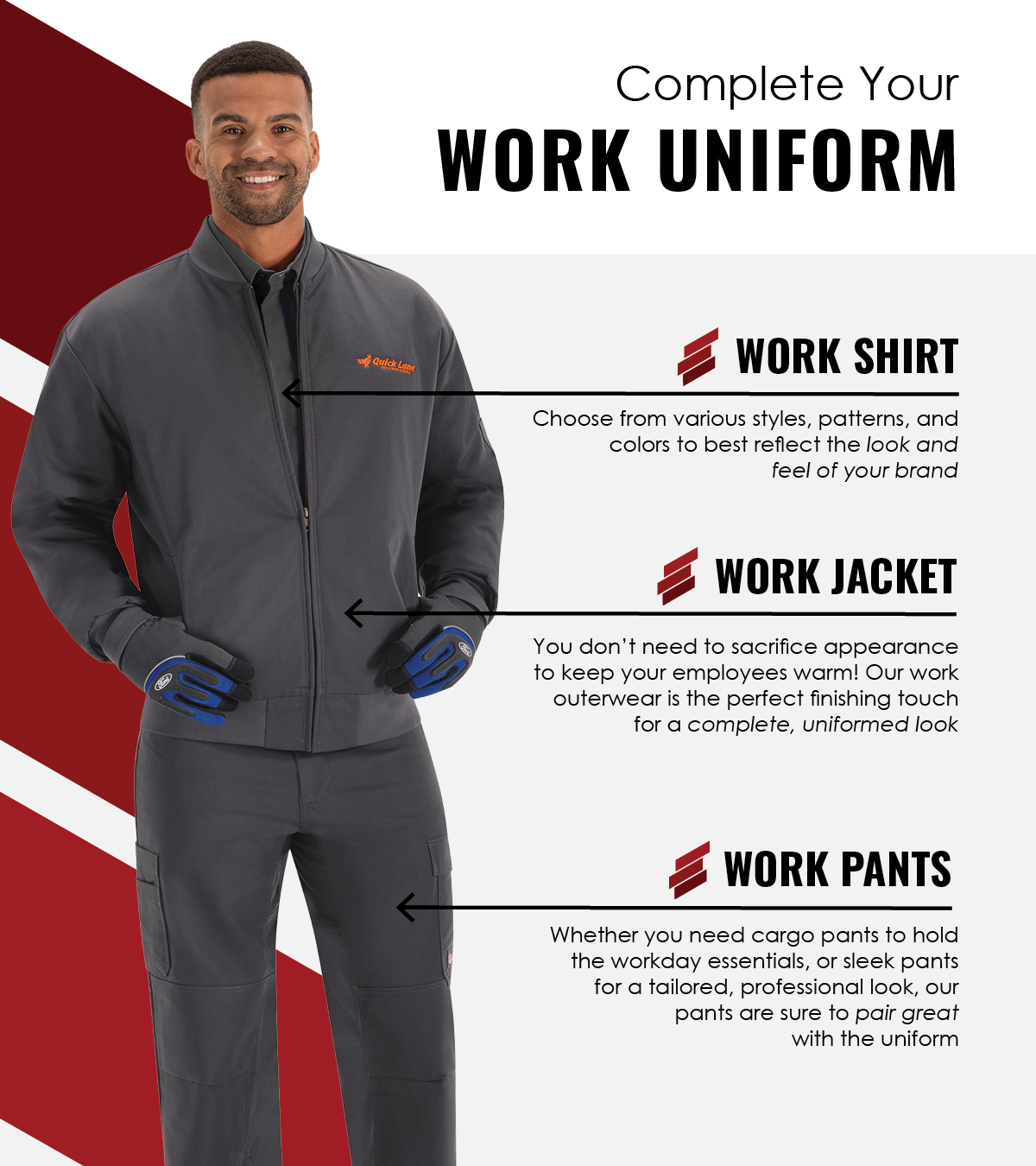 Complete Your Work Uniform